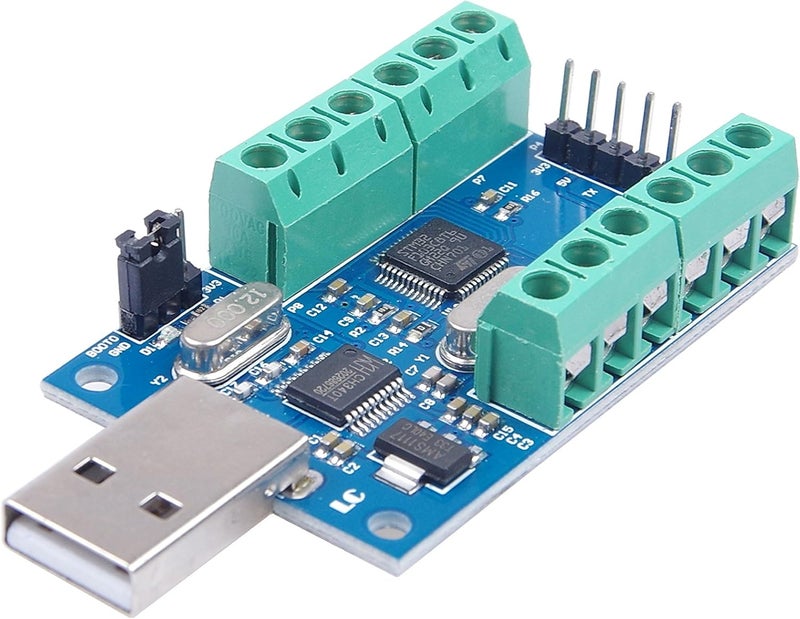 NOYITO USB 10-Channel 12-Bit AD Data Acquisition Module STM32 UART Communication USB to Serial Chip CH340 ADC Module - Image 1